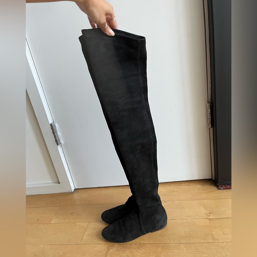 Isabel marant thigh high brenna suede boots 37